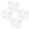 mDesign Plastic Kitchen Pantry Storage Organizer Container Bin